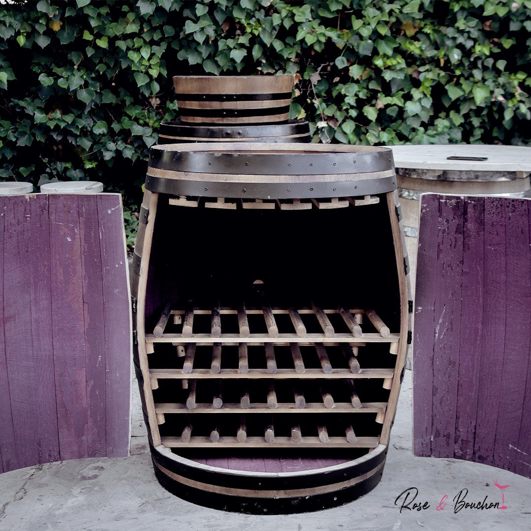 Tonneau Armoire 500 Litres en bois de fût de chêne