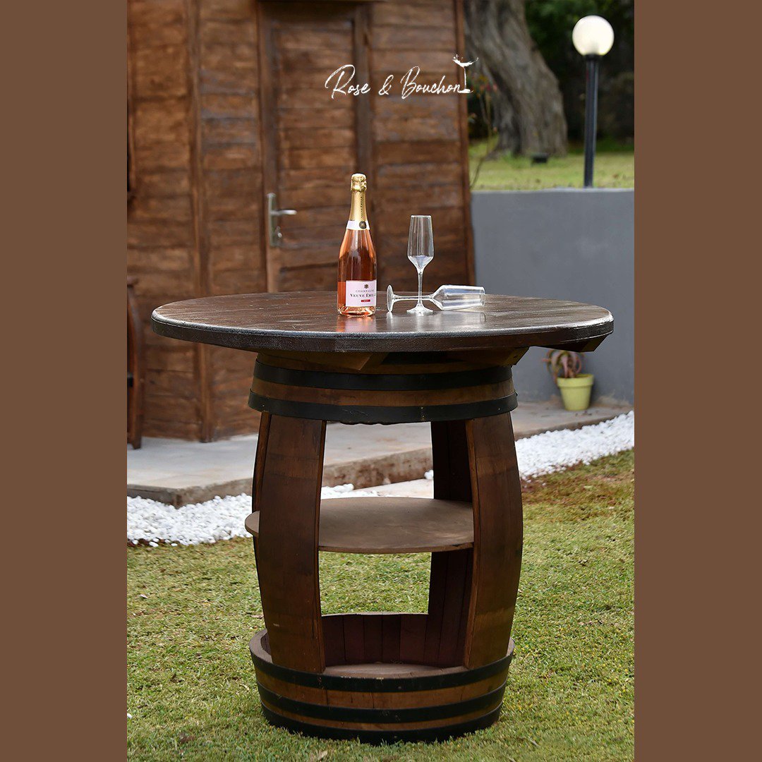 Table Tonneau à deux rangements