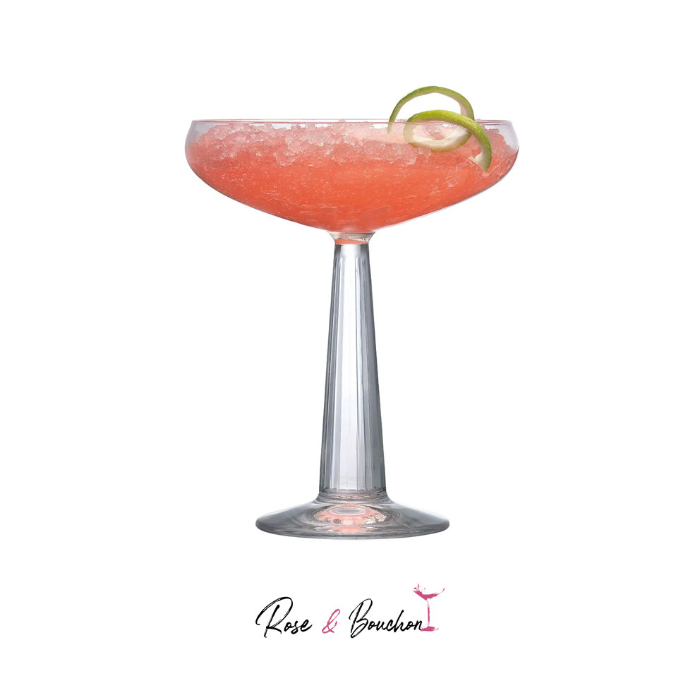 Verre à cocktail-thème strié (Pack de 2)