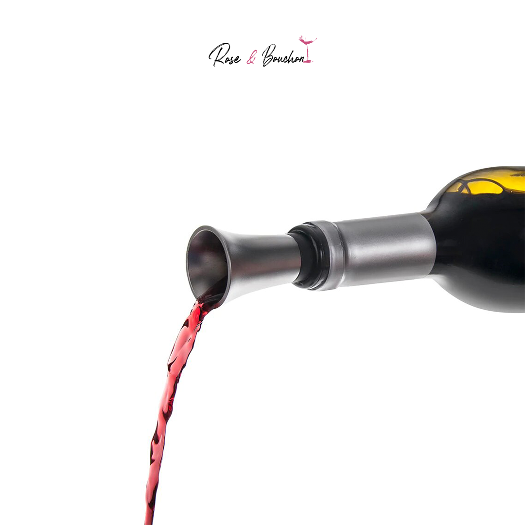 Décanteur de vin avec système anti goutte