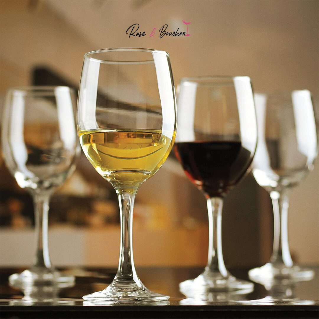 Pack de 6 Verres à Vin Transparent 340 ml