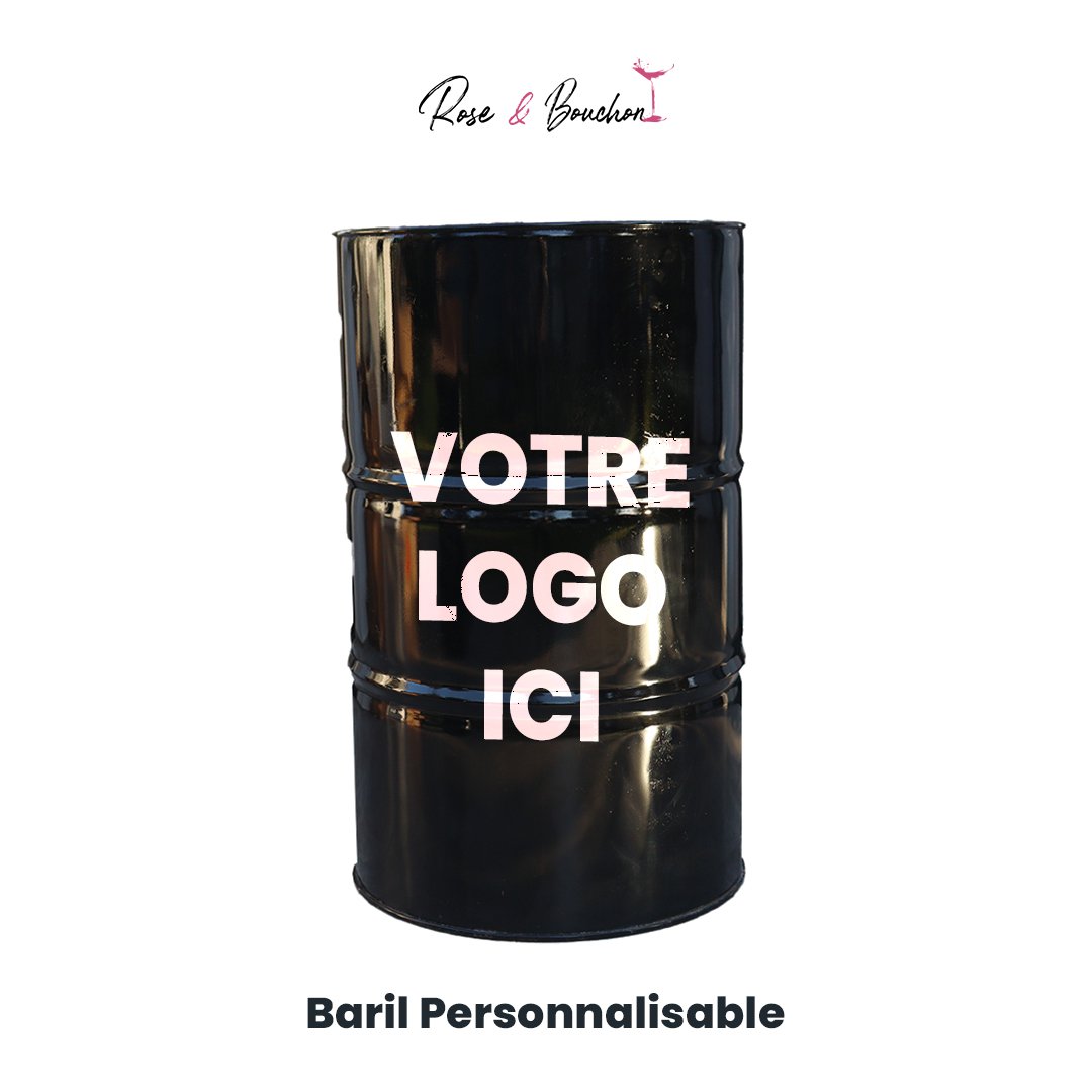 Baril Personnalisable – Noir Brillant