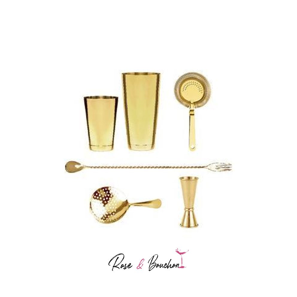 Cocktail Tool Set Gold Speak