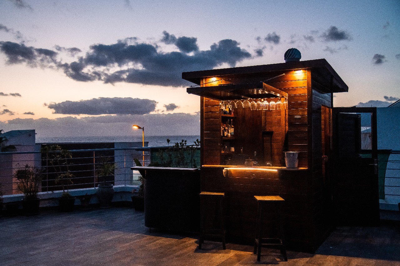 Mini chiringuito de rooftop