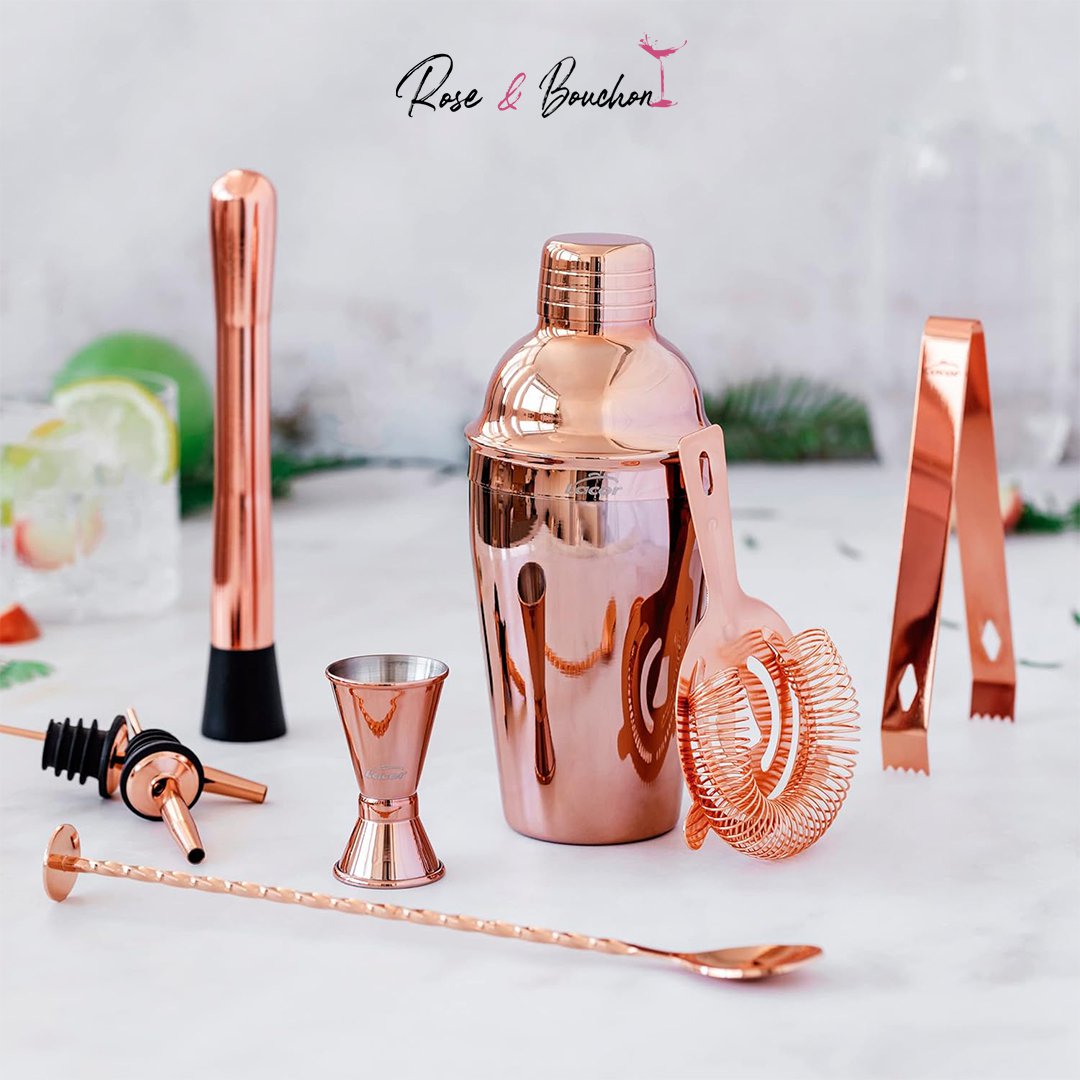 Kit Shaker à cocktails Inox Cuivré