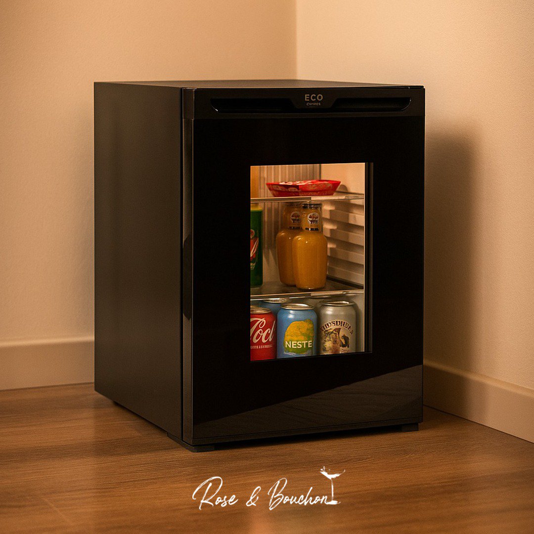 Mini-bar d'hôtel o decibels-100 % silencieux
