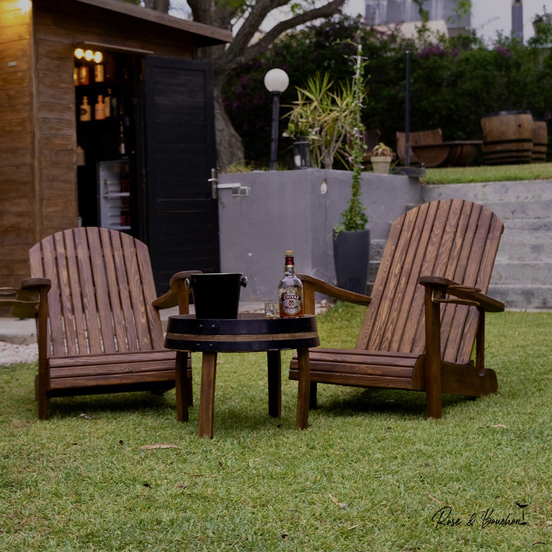 Pack Salon 2 Chaises ARMROK + Table Basse