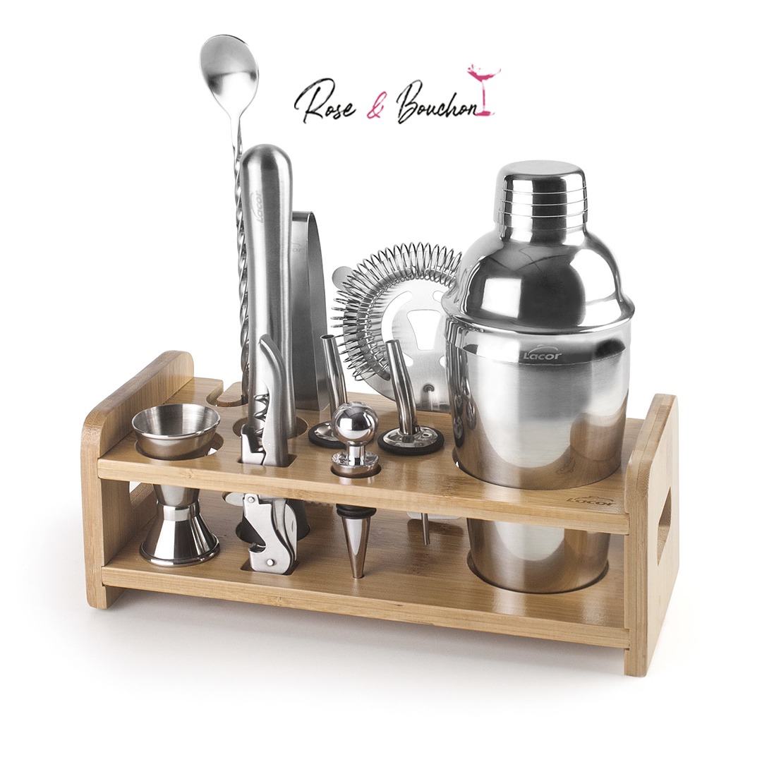 Kit barman en acier inoxydable