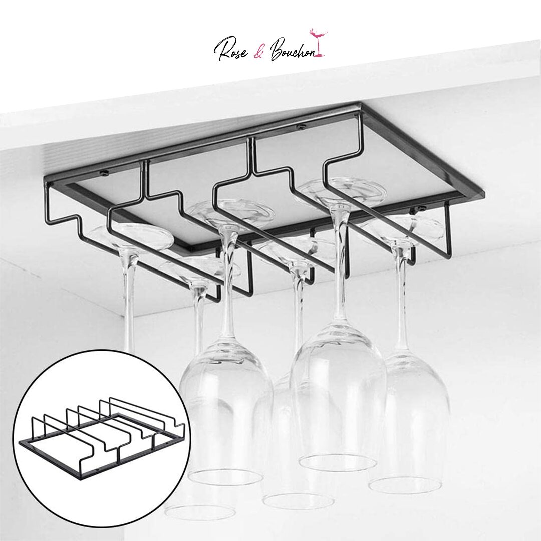 Support Verres à vin – Triple rangée