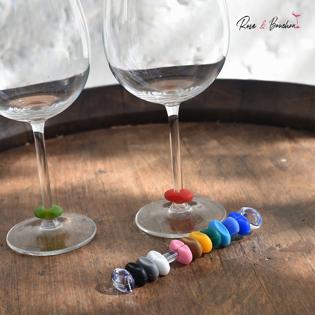 Set 12 identificateurs de verres