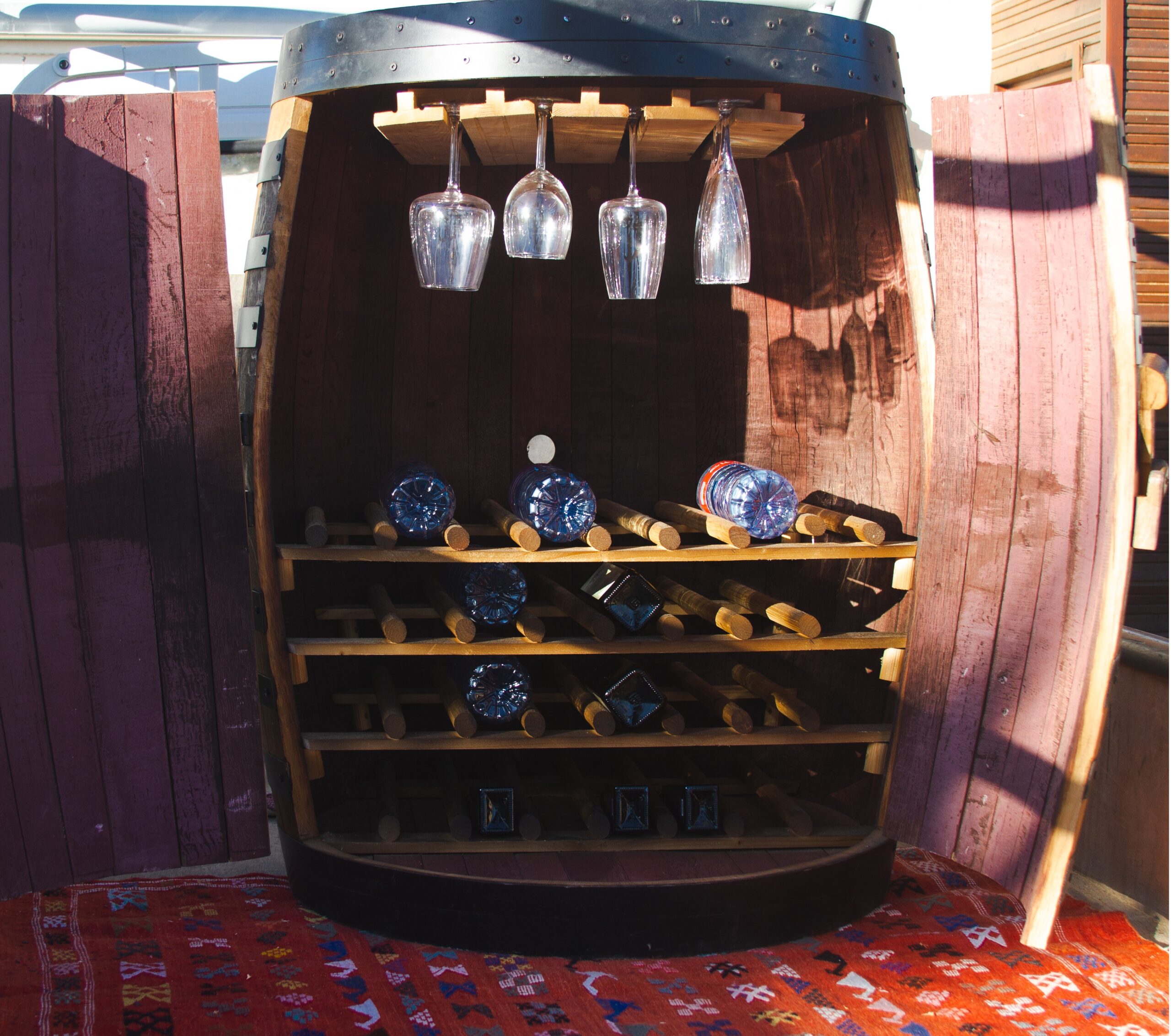 Table Tonneau à deux rangements – 400 Litres