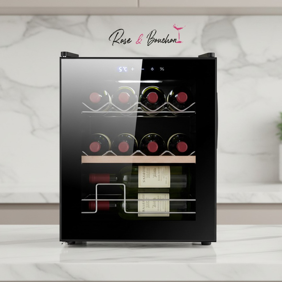 Cave à vin 15 bouteilles Compressor system-Rose et bouchon