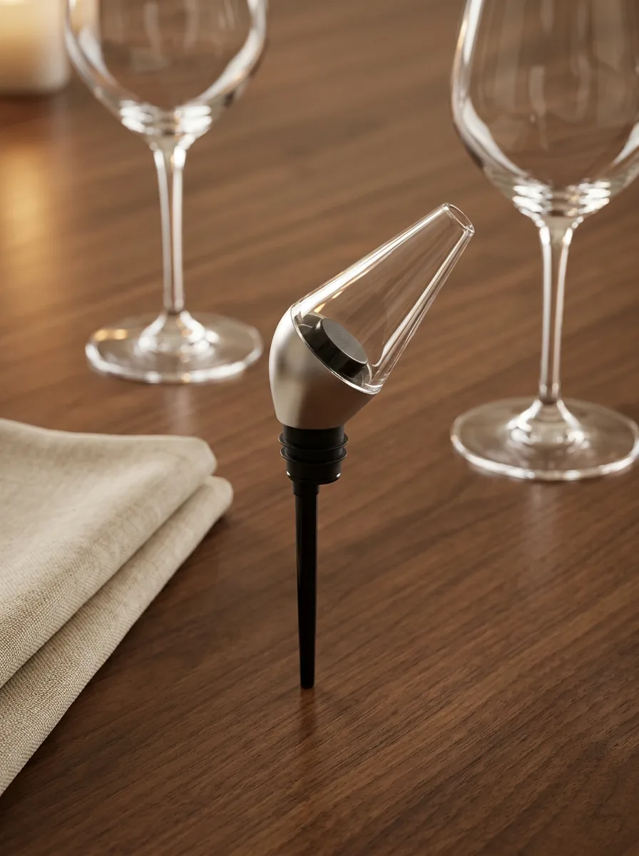 Rose et Bouchon | Aérateur à vin instantané – Oxygénation précise des bouteilles — produit
