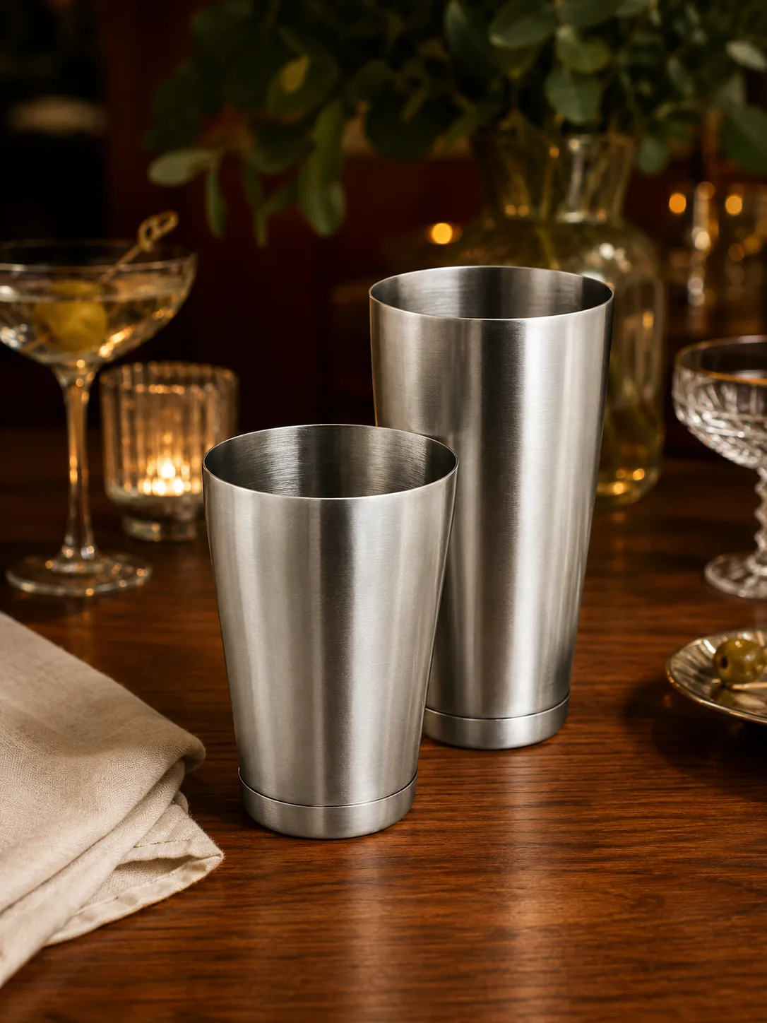 Rose et Bouchon | Boston Shaker inox 830/530 ml – Précision et créativité cocktail — produit