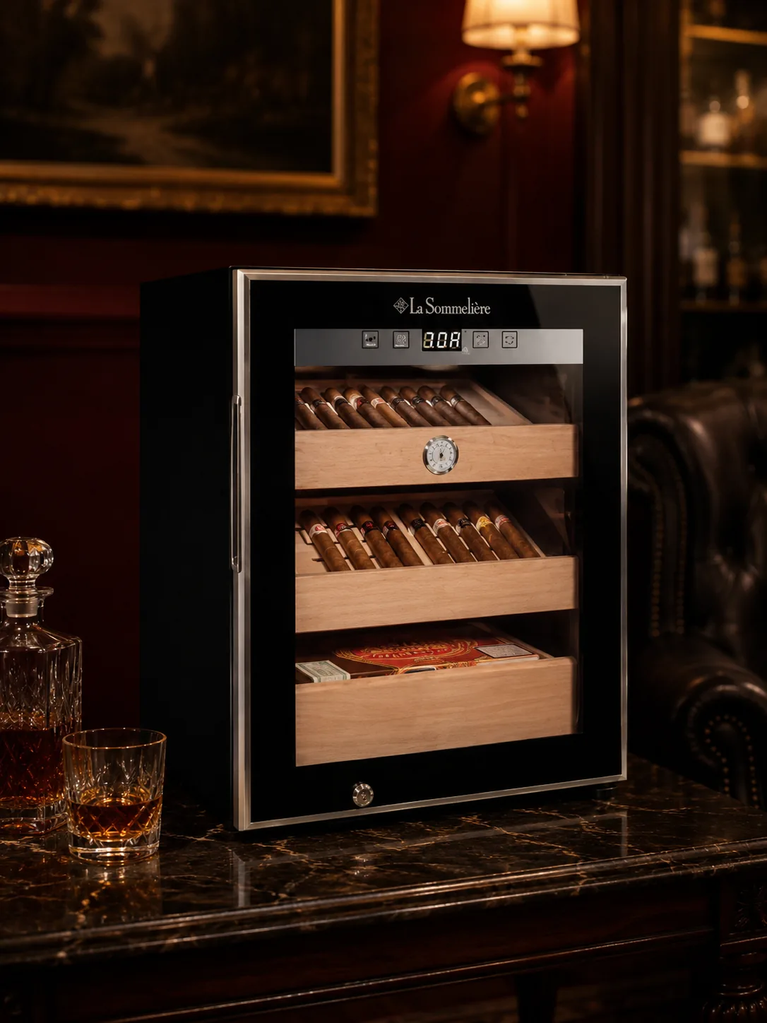 Rose et Bouchon | Cave à cigares 250 cigares – Rituel maîtrisé — produit