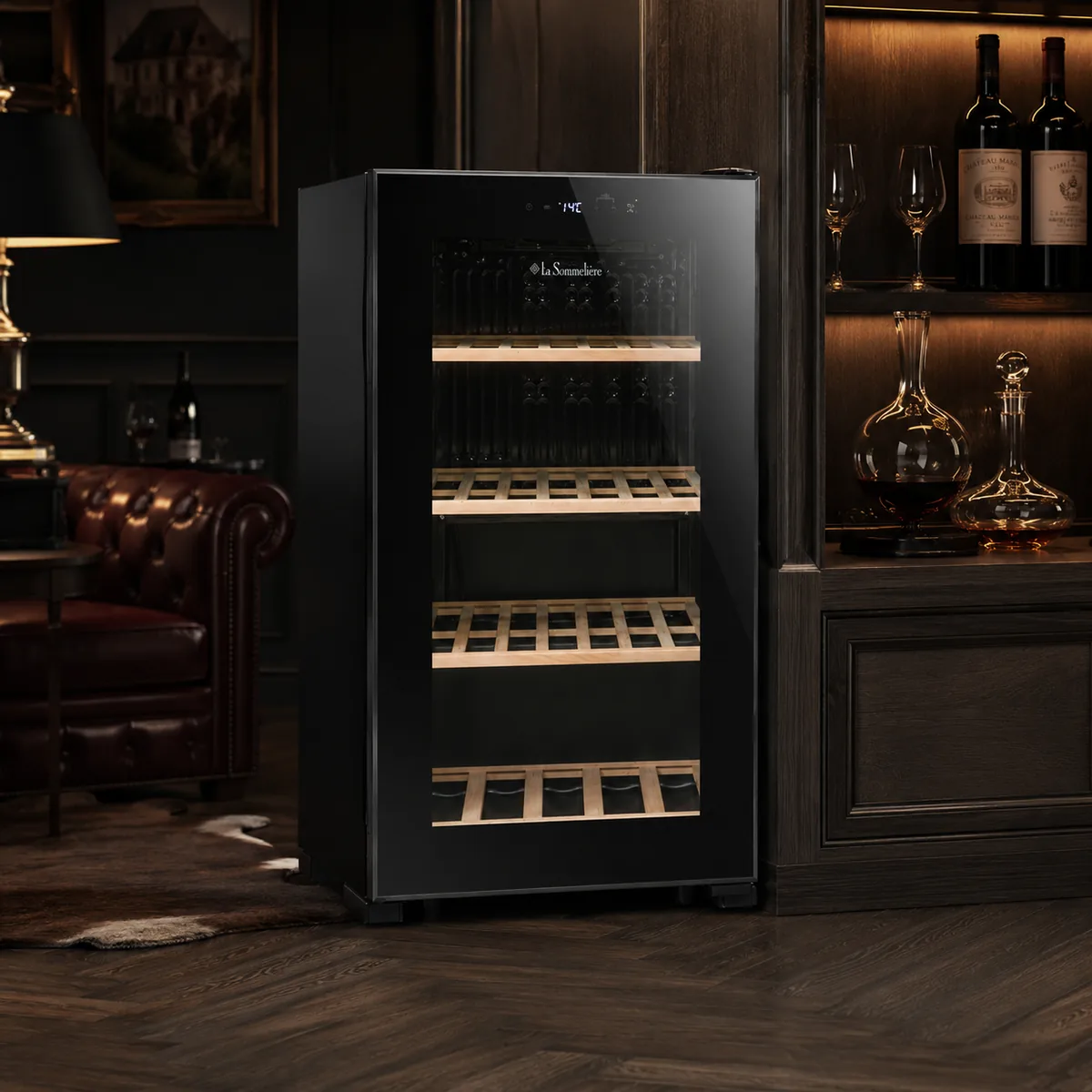 Rose et Bouchon | Cave à vin LS52BLACK – Capacité 52 bouteilles — produit