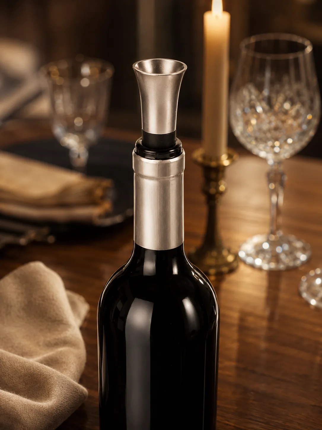 Rose et Bouchon | Décanteur verseur vin – Service sans goutte — produit