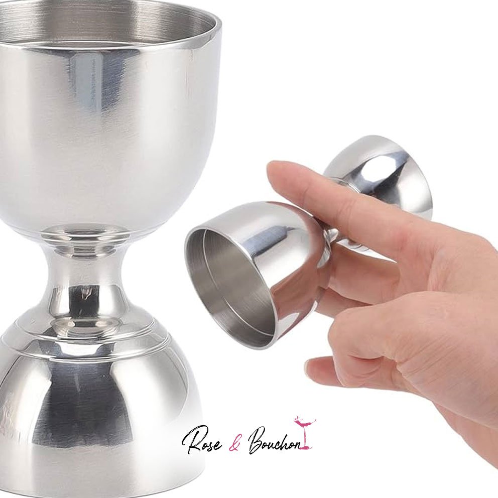 Bell jigger 30/60 ml stainless steel - Vue 2