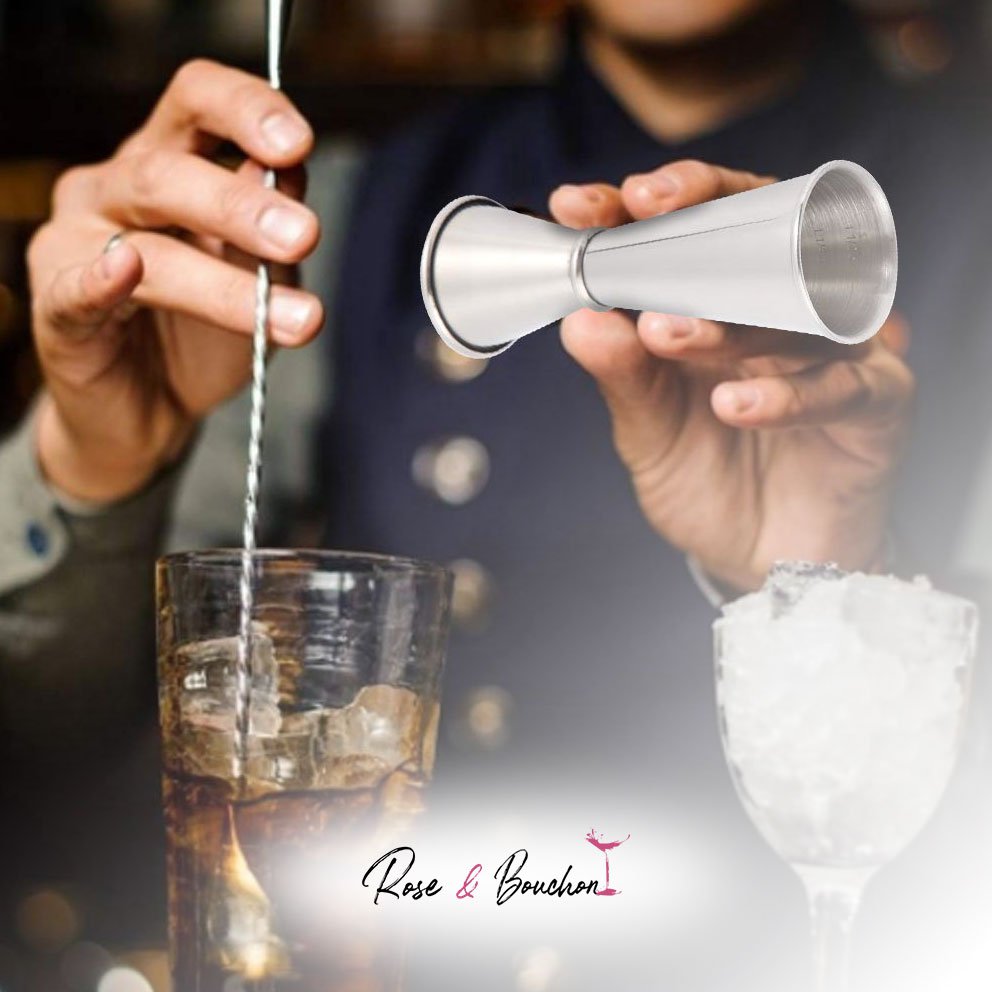 Bell jigger 30/60 ml stainless steel - Vue 3