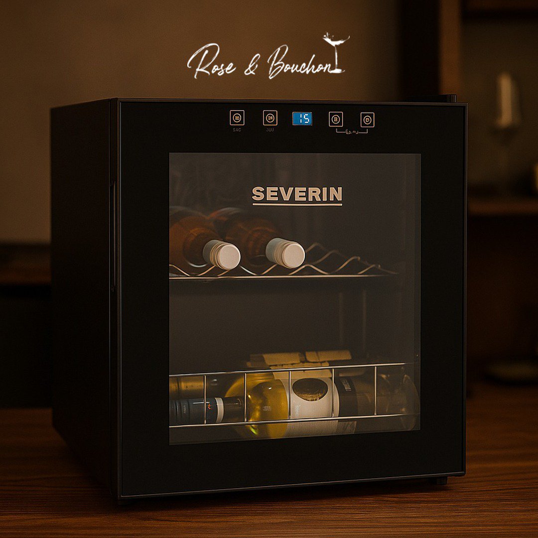 Cave à vin de service 15 bouteilles-Design & technologie allememande par Severin