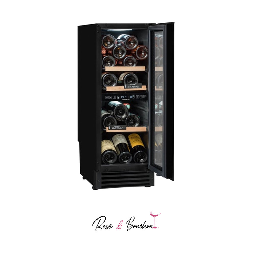 cave de service 27 bouteilles encastrable sous plan-Double zone