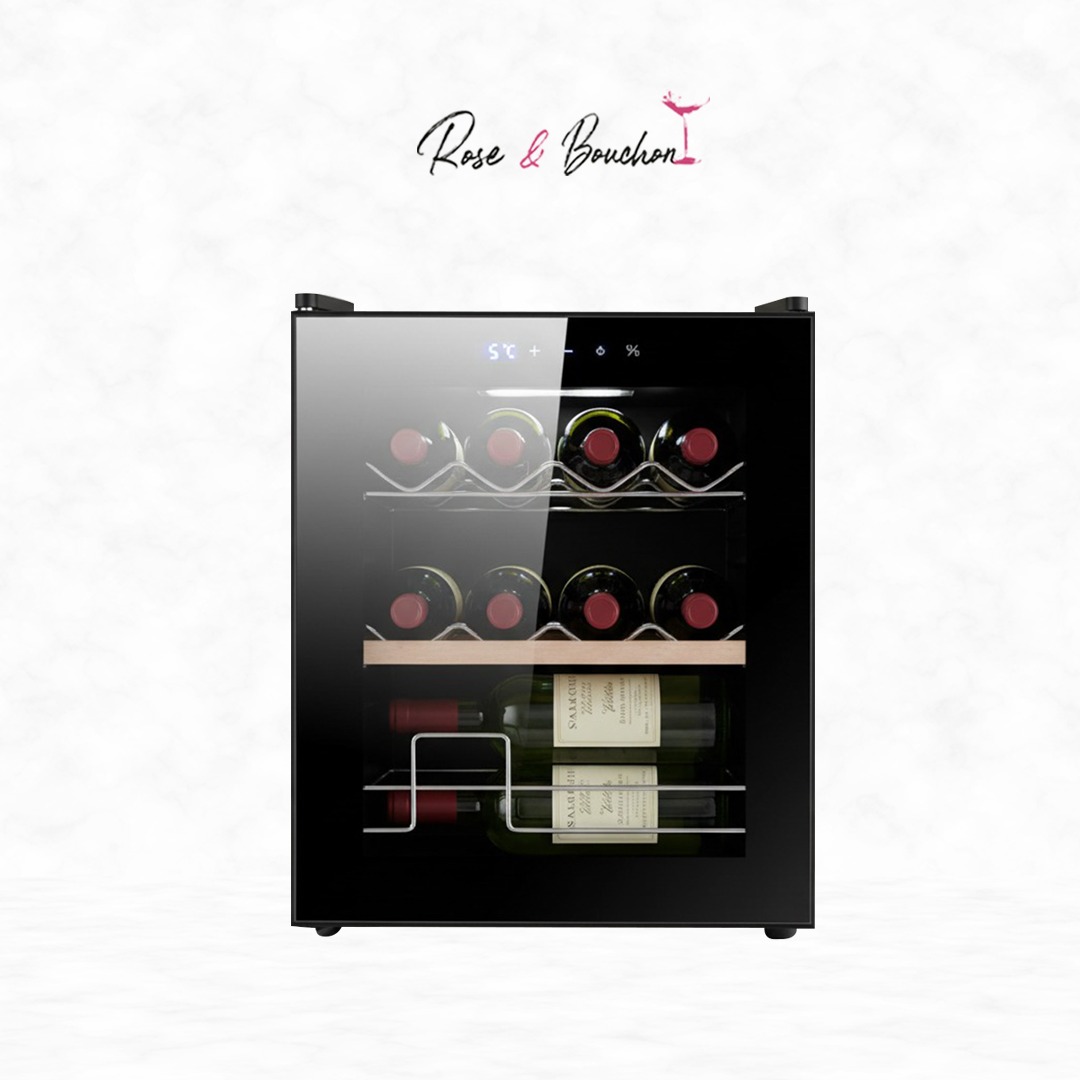 Cave à vin 15 bouteilles Compressor system-Rose et bouchon