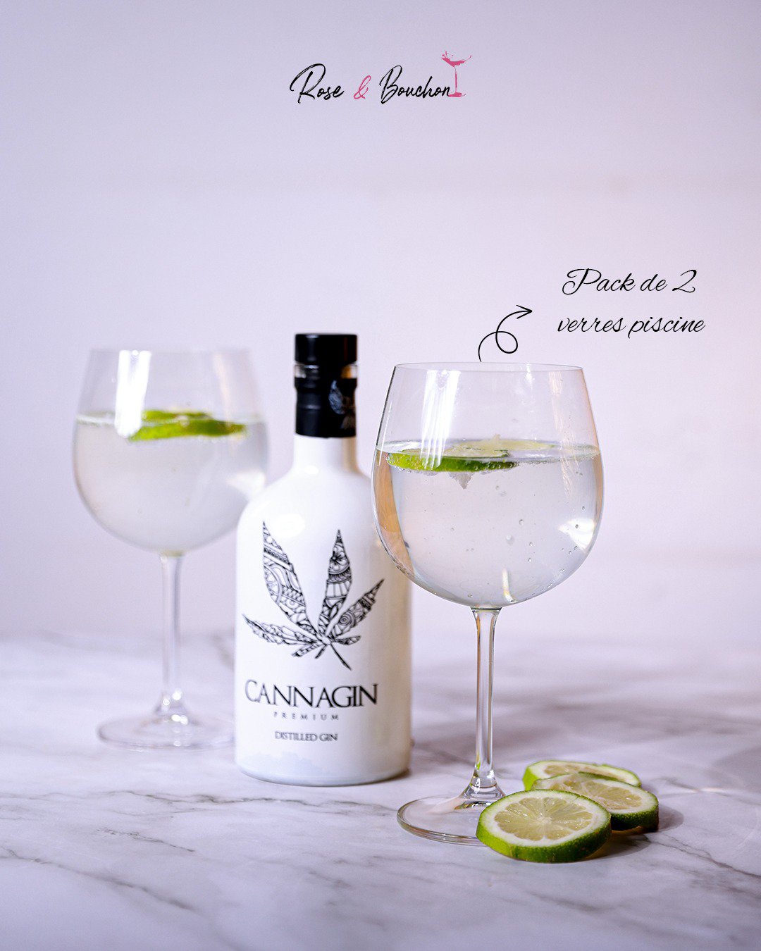 Verre Piscine pour Gin de 79 cl – 35 DHS le Verre - Vue 6