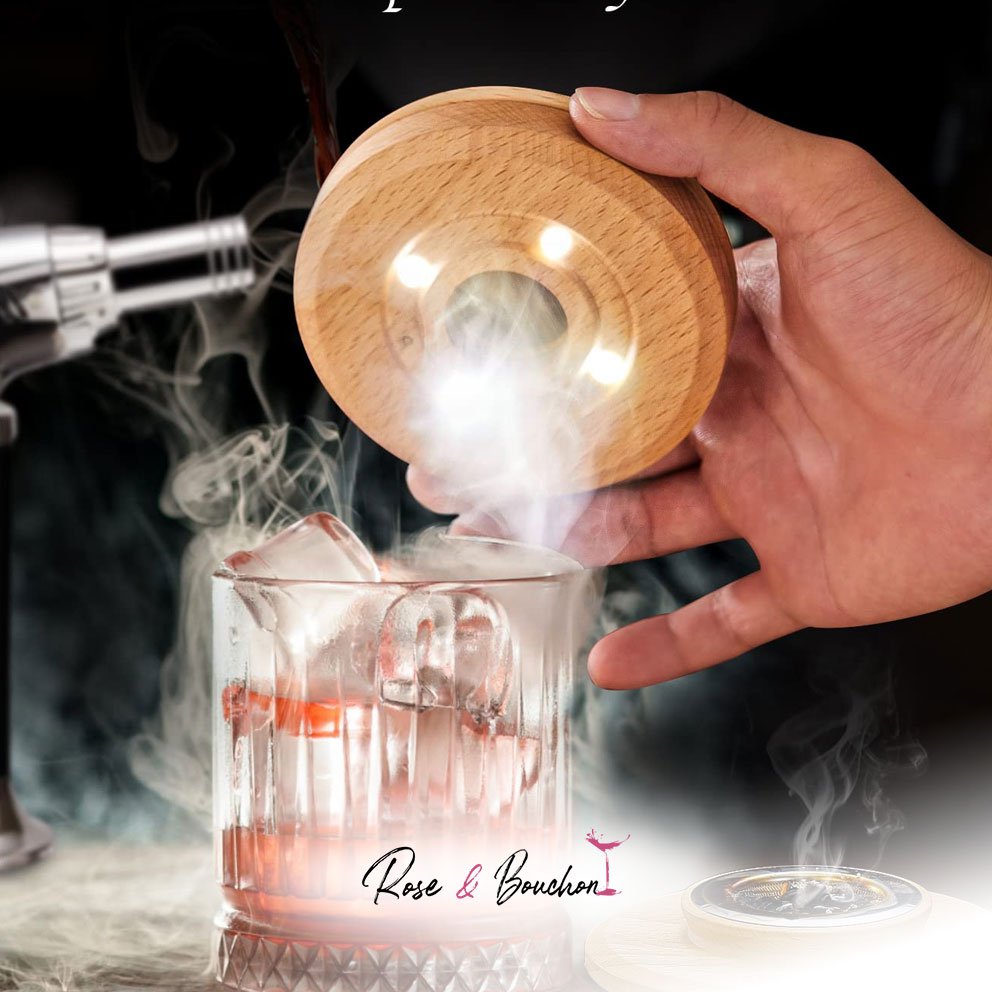 Wooden Cocktail Smoker - Vue 2