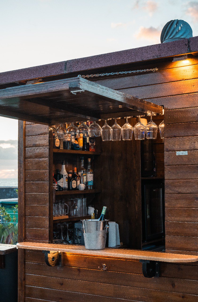 Mini chiringuito de rooftop