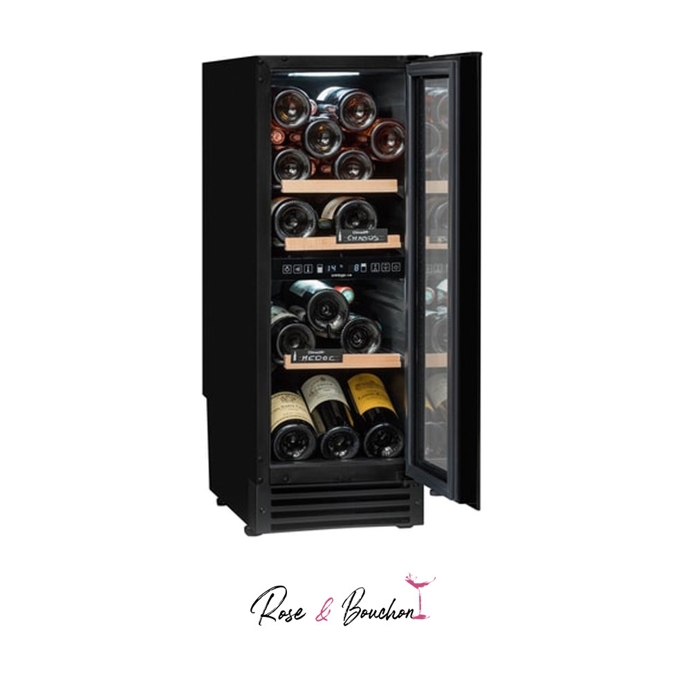 cave de service 27 bouteilles encastrable sous plan-Double zone - Vue 2