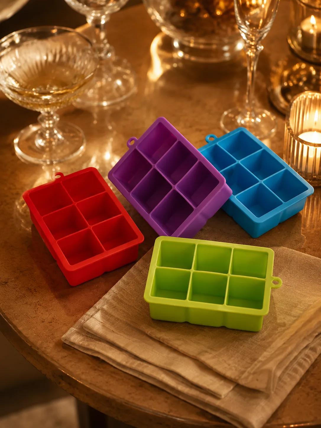 Rose et Bouchon | Ice Cube Tray 4 cm – Glaçons nets, service précis — produit