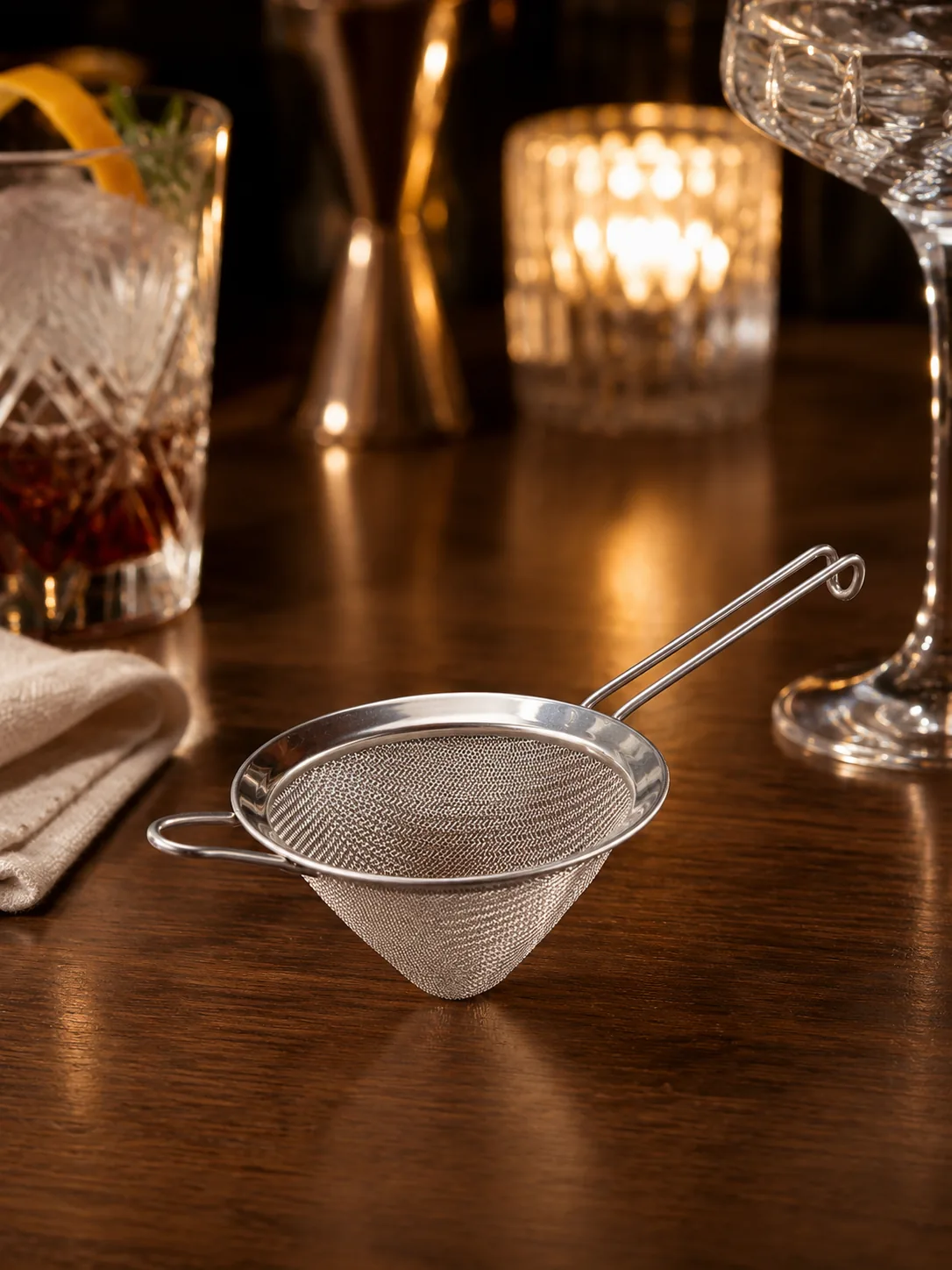 Rose et Bouchon | Passoire conique 10 cm – Filtrer avec précision — produit
