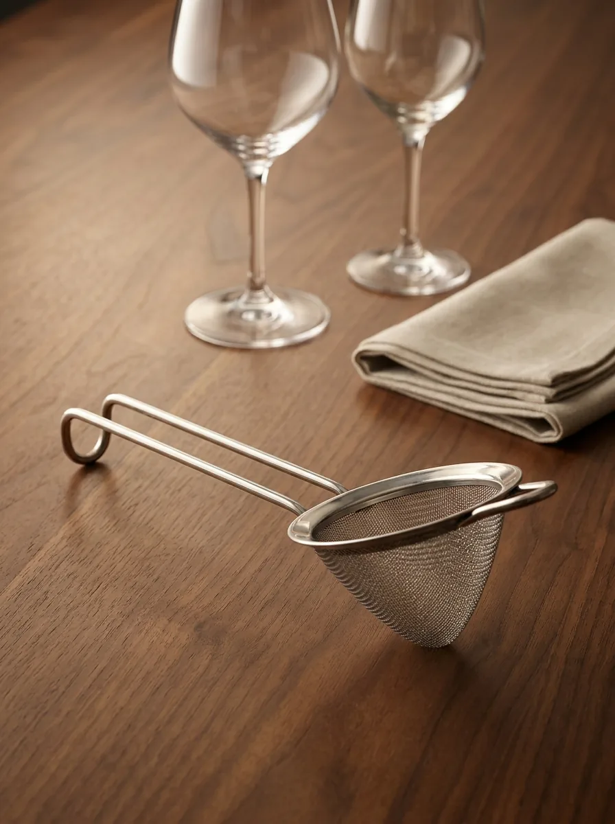 Rose et Bouchon | Passoire Conique 8 cm – Finition précise cocktail — produit
