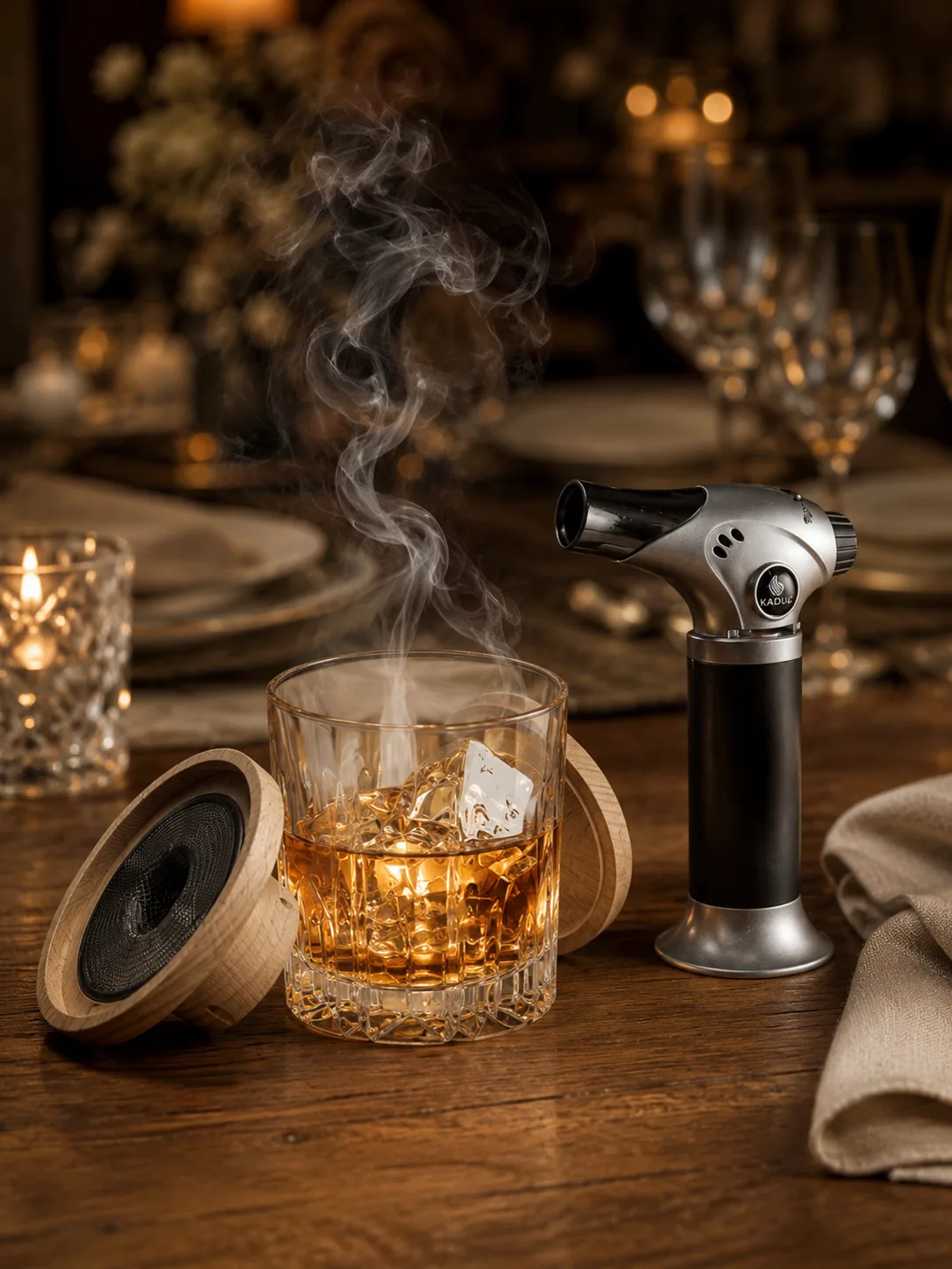 Rose et Bouchon | Smoker Set Wood – Cocktails aromatisés, gestes précis — produit