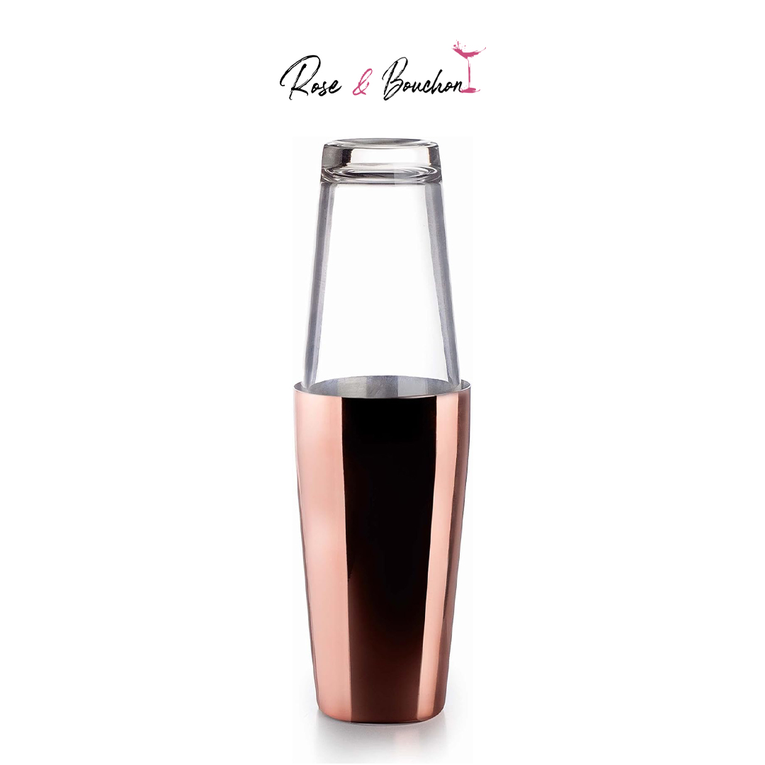 Shaker Boston en acier inoxydable – Couleur Cuivre