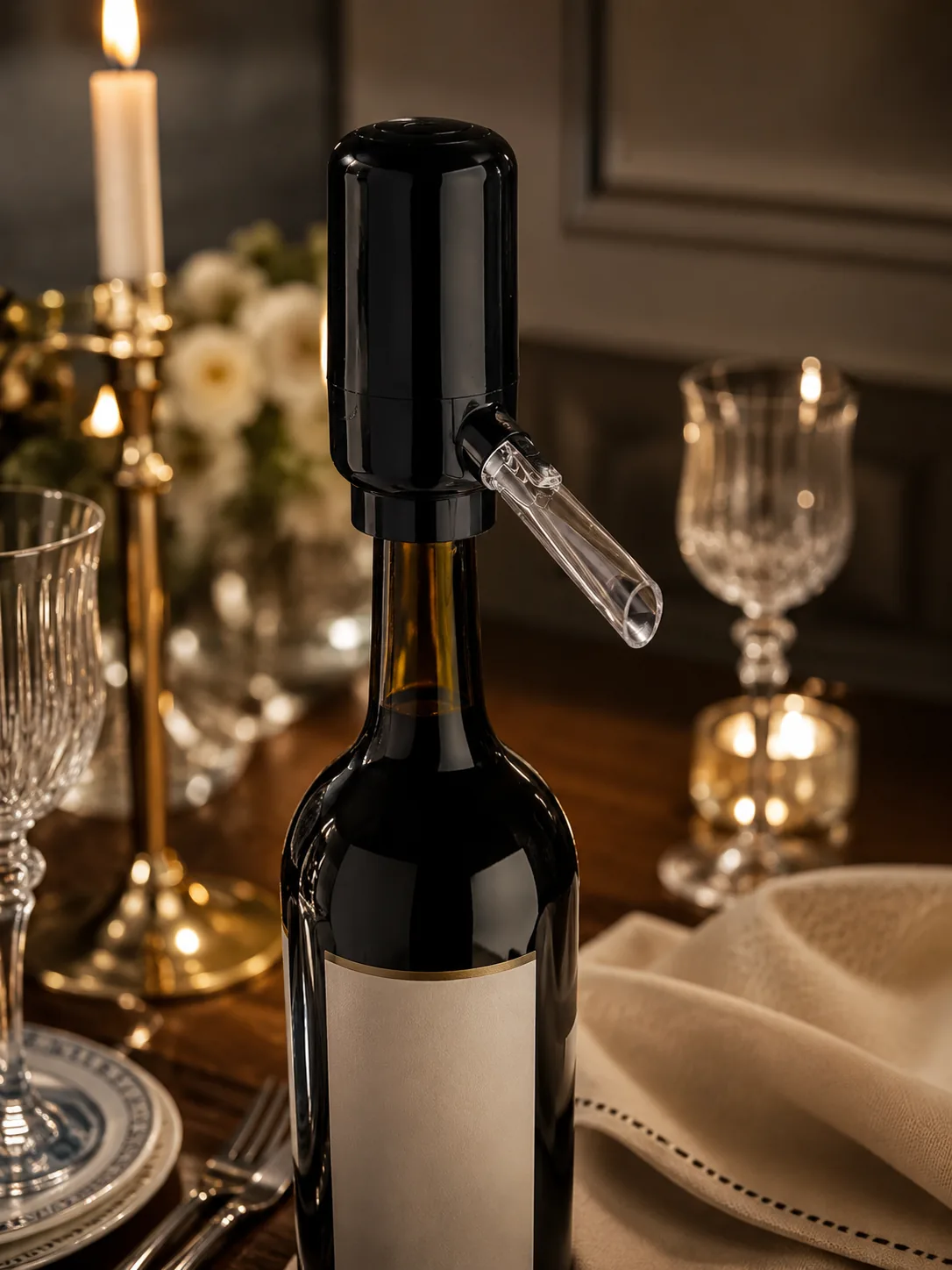 Rose et Bouchon | Verseur de vin électrique – Service précis et rapide — produit