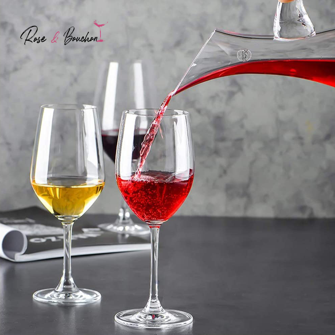 Décanteur à vin rotatif à 360 ° - Carafe à décanter pour alcool - Carafe à  décanter avec boîte de luxe en cristal sans plomb pour les amateurs de vin